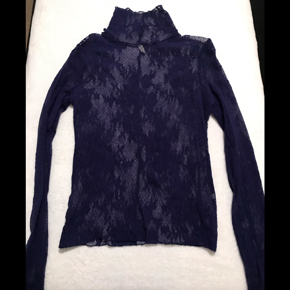 Free People long sleeve Mesh shirt